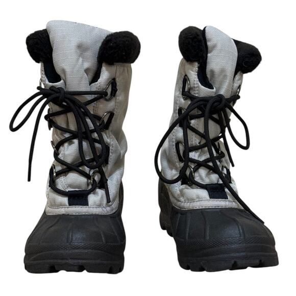 Sorel Cumberland Boots Women 5.5 Gray Gorpcore Winter Lace Up Snow NL1102-009 - Picture 2 of 7